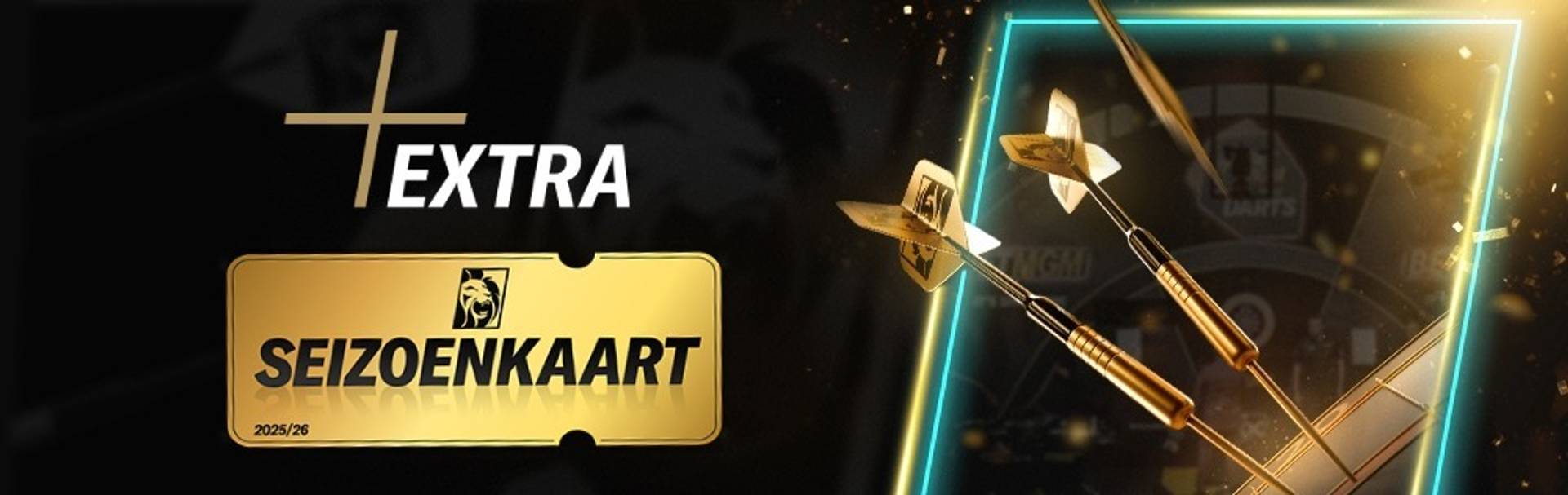 Extra aanbieding met dartbord en pijlen.