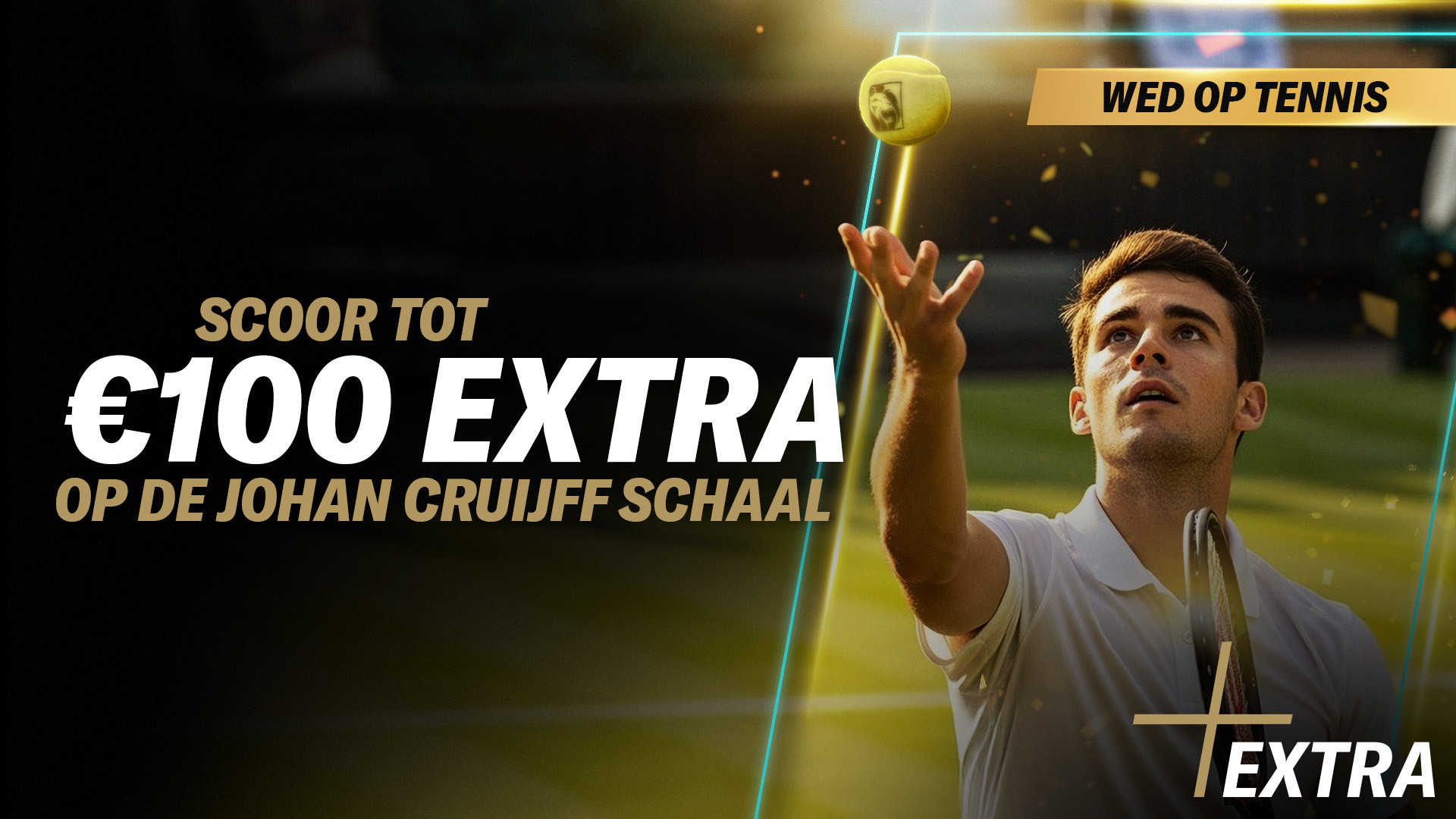 Wed op tennis en scoor tot €100 extra op de Johan Cruijff Schaal